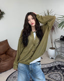 Repel see-through round cardigan