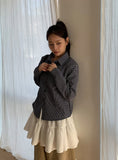 Rammi Check Crop Shirt