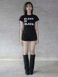 [mnem] Bleed in Black Tee