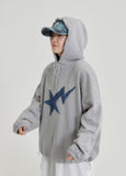 [BAONHAUS] Sentil Star Embroidered Hoodie