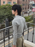 Boot Raglan Half Zip-Up Muscle Tee