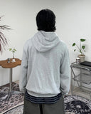 Lael Curved Hooded Zip-up