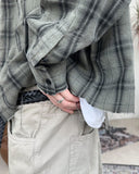Kaan Cutting Check Shirt