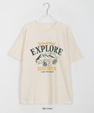 Ilang Lettering Over Short Sleeve Tee