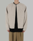 Corduroy round cardigan