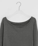 Kemta Layered Off-Shoulder Long-Sleeve Tee