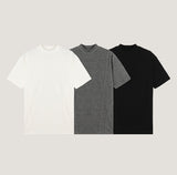 Week Diagonal Cut Half-Neck Short Sleeve Knit