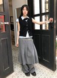 STRIPE PLEATS SK/PT