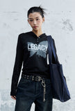 (W) LEGACY HOODED LONG SLEEVE