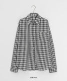 Pinby Basic Check Long Sleeve Shirt