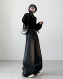Coil Dark Blue Wide Denim