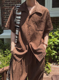 Solar Pleated Half Shirt