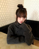Choru Turtleneck Button Knit