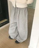 Ola Brushed Diagonal Wide Sweatpants