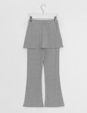 Omel Layered Banding Skirt Pants