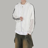 Line hood zip up