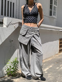 Summer dot volume halter-neck sleeveless