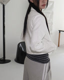 [MADE] Nicho Rivet Stud Collar Two Way Cotton Zip-Up