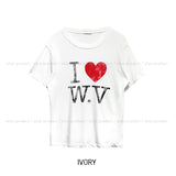 Vintage Love Lettering Overfit Short Sleeve