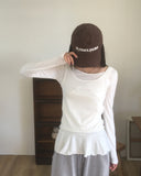 Sorong Frill Layered Sleeveless T-shirt Set