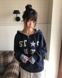 Hugo Star Two-Way Hooded Zip-Up