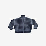 (Unisex) Toppin Spray Knit Zip-Up