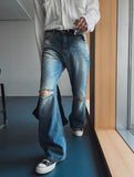 Cora Damage Bootcut Denim Pants