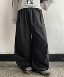 [BAONHAUS] Hokyo Star Color Matching Banding Wide Pants