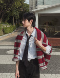 [wool21%] sway multi-stripe cardigan