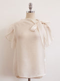 Gael Tencel Tie-neck Tulip Blouse