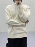 Unisex Cash Soft Knit Half Zip Up