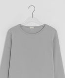 Hipan Round Crop Long Sleeve Tee