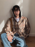 Vince Damage Hood Check Jacket