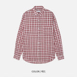 Siseu linen check shirt