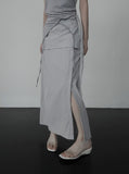 E-Sen Layered Wrap Skirt