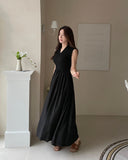Cezanne flare banding sleeveless one piece