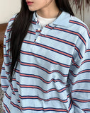 Rebel Stripe Collar Tee
