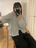 Lipan cable hood knit cardigan