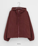 Hyoa Check Hood Windbreaker