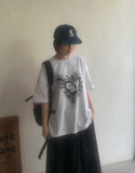 [unisex] Hapipo Heart Over Short Sleeve Tee