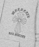 CROSS STUD HOOD ZIP UP