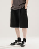 Flash Summer One-Tuck Color Matching Half Pants