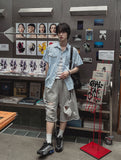 Clean Stripe Two Pocket Short Sleeve Shirt