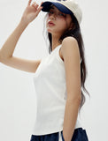 W Basic Slim Sleeveless Top