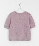 Nanko Puff Color Short Sleeve Crop Wool Knit