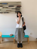 Pompa Collar Frill Short Sleeve Blouse