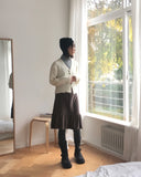 Kum Velvet Ribbon Frill Mini One Piece