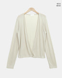 Pureble Open Long Sleeve Cardigan