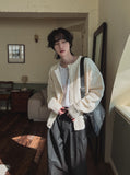 Rogers round emboss cardigan
