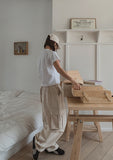 Maple Peach Cargo Wide Pants